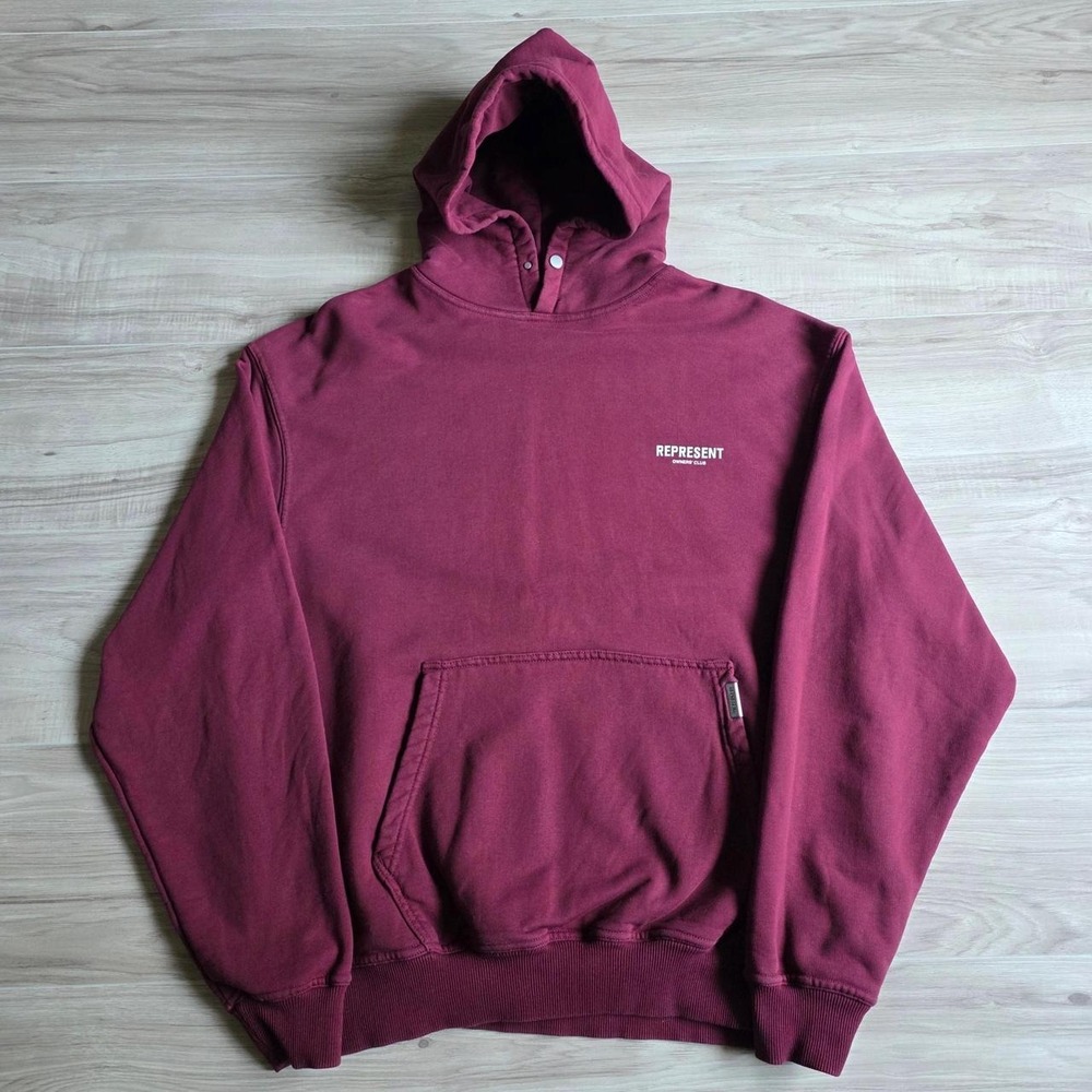 Represent Clo Owners Club Burgundy Red Hoodie